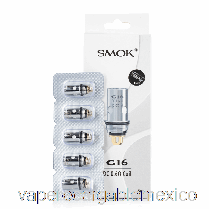 Bobinas De Repuesto Vape Recargables Smok G16 Bobinas De CC De 0,6 Ohmios